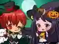 Mchezo Wapenzi wa Halloween Chibi online Mchezo Wapenzi wa Halloween Chibi online