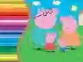 Mchezo Kitabu cha Rangi cha Peppa Pig online