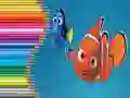 Mchezo Kitabu cha kuchora kwa Kutafuta Nemo online Mchezo Kitabu cha kuchora kwa Kutafuta Nemo online