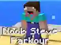 Mchezo Noob Steve Parkour online Mchezo Noob Steve Parkour online