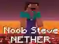 Mchezo Noob Steve Nether online Mchezo Noob Steve Nether online