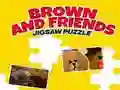 Mchezo Brown Na Rafiki Puzzle online Mchezo Brown Na Rafiki Puzzle online