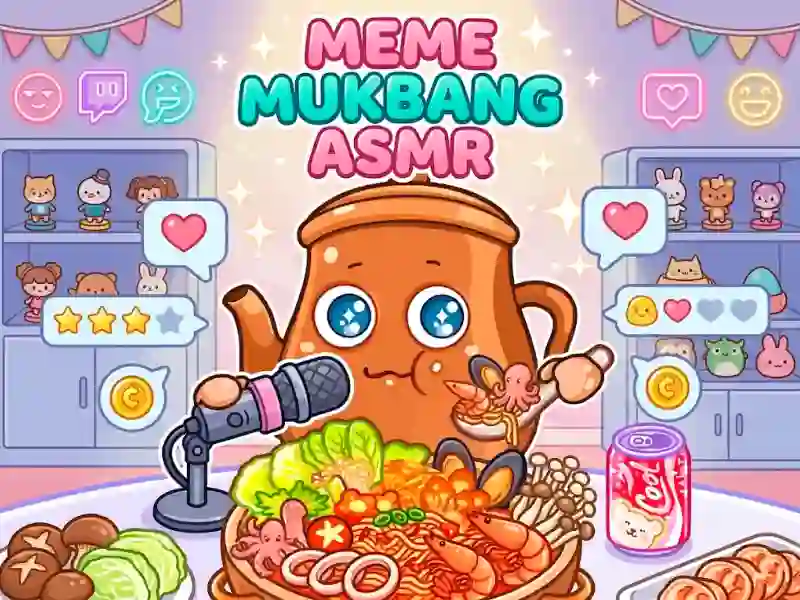 Mchezo Meme Mukbang ASMR Game online