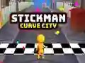 Mchezo Stickman Jiji la Curve online Mchezo Stickman Jiji la Curve online