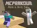 Mchezo MCParkour Noob na Noob Mtoto online