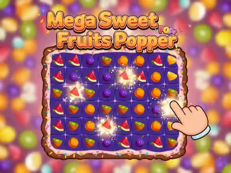 Mchezo Mega Sweet Fruits Popper online