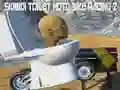Mchezo Mashindano ya Pikipiki na Choo Skibidi 2 online Mchezo Mashindano ya Pikipiki na Choo Skibidi 2 online