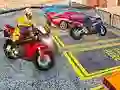 Mchezo Mchezo wa Kupakia Baiskeli Nzito mjini 3D online