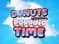 Mchezo Wakati wa Kupasua Donuts online Mchezo Wakati wa Kupasua Donuts online