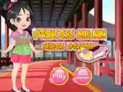Mchezo Kubuni viatu vya princess Mulan online