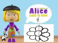 Mchezo Ulimwengu wa Alice: Jifunze Kuchora online