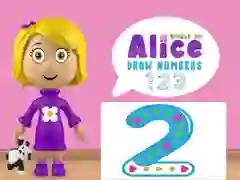 Mchezo Ulimwengu wa Alice: Chora Nambari online