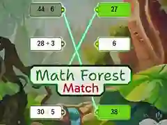 Mchezo Mechi ya Hisabati msituni online Mchezo Mechi ya Hisabati msituni online