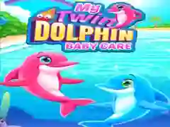 Mchezo Utunzaji wa Mtoto Wangu wa Dolphin Mapacha online