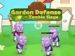 Mchezo Ulinzi wa Bustani - Uvamizi wa Zombies online