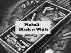 Mchezo Pinball Nyeusi na Nyeupe online