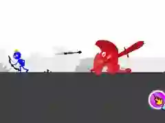 Mchezo Nyekundu na Bluu - Puzzles za Spymana wa Stickman online