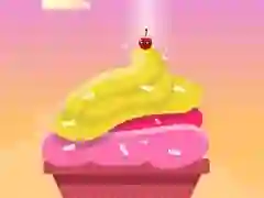 Mchezo Cherry kwenye ice cream online Mchezo Cherry kwenye ice cream online