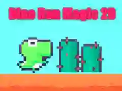 Mchezo Kimbia Dino Uchawi 2D online