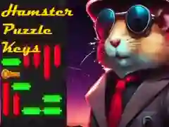Mchezo Funguo za Hamster Puzzle online Mchezo Funguo za Hamster Puzzle online
