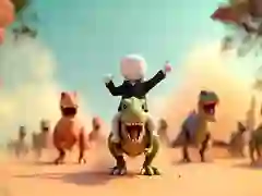 Mchezo Stickman: Uwanja wa Dinosaur online
