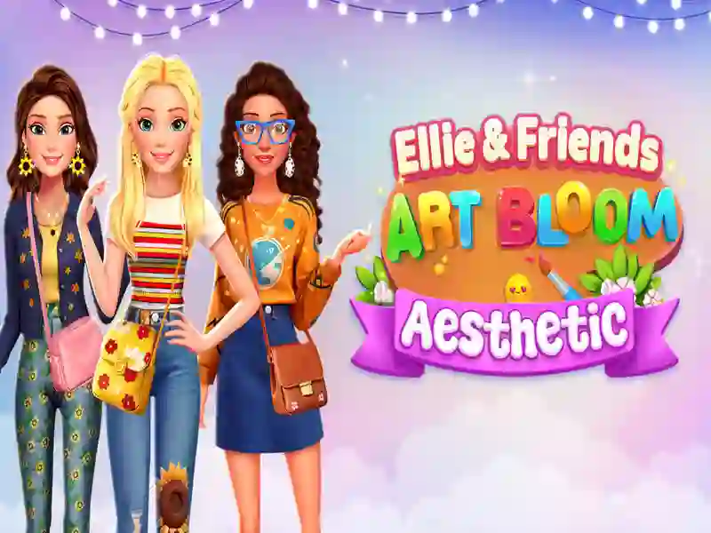 Mchezo Ellie na marafiki sanaa Bloom aesthetic online