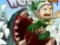Mchezo Worms za Krisimasi online