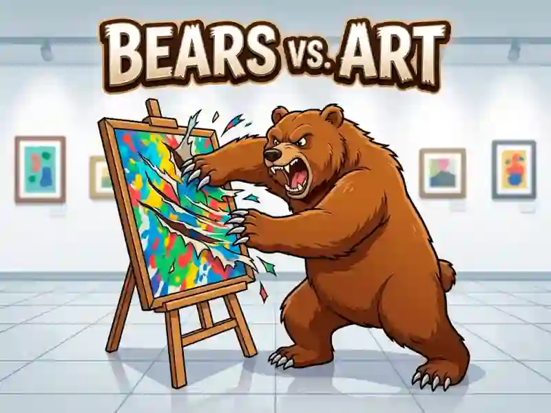 Mchezo Bears vs. Art online