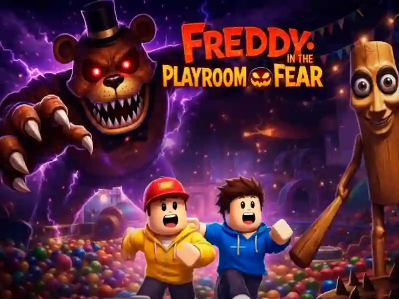 Mchezo Freddy kwenye Playroom of Hofu online
