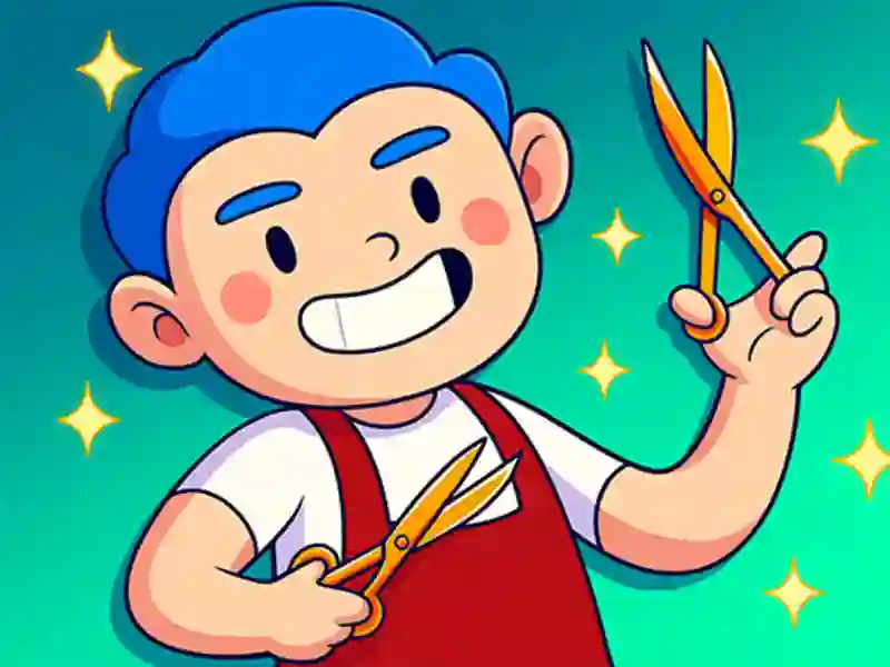 Mchezo Duka la kinyozi bila kazi online