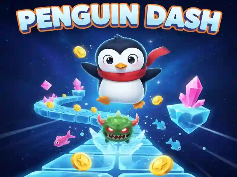 Mchezo Penguin Dash online