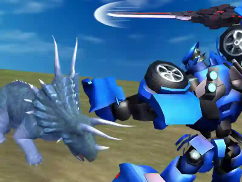 Mchezo Jurassic Dinosaur Mech vita online