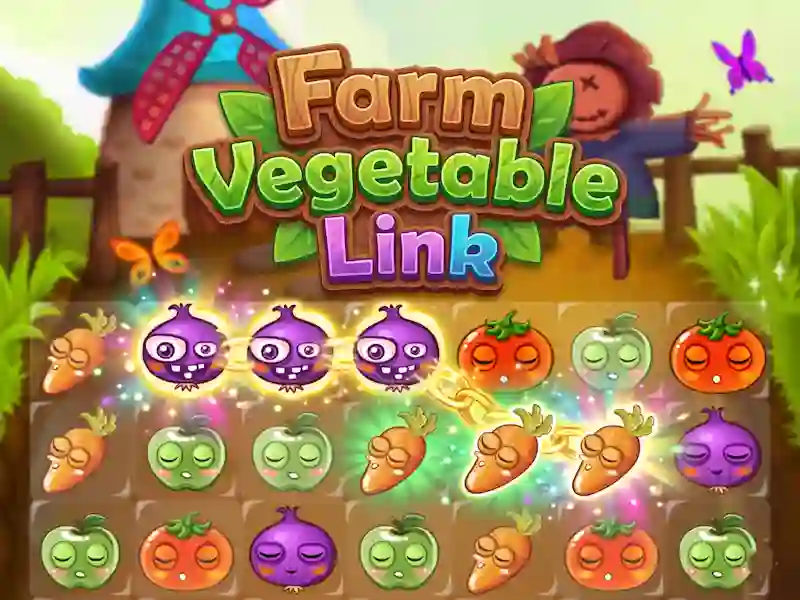Mchezo Farm Vegetable Link online