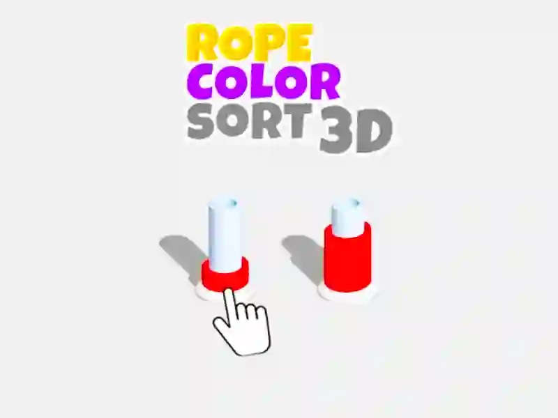 Mchezo Kamba ya rangi ya kamba 3D online