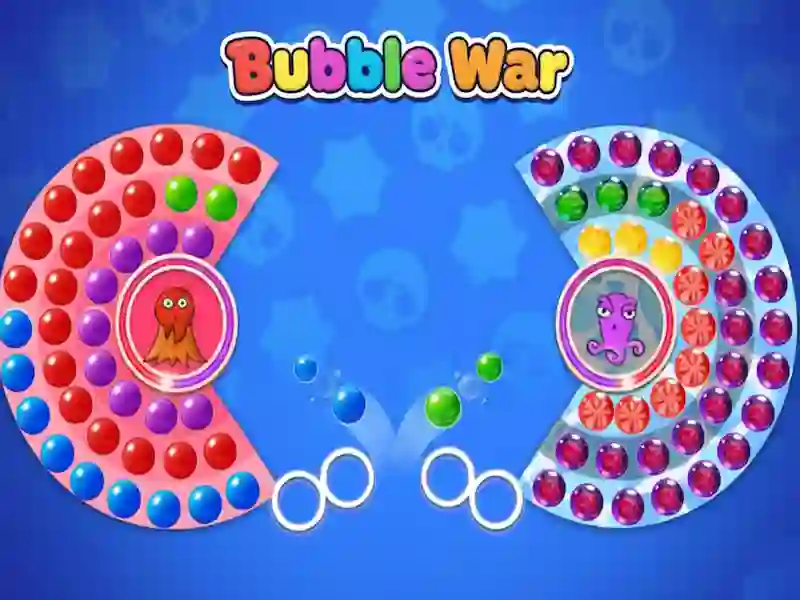 Mchezo Bubble War online