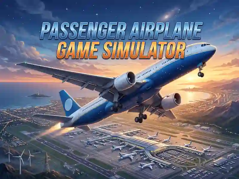 Mchezo Passenger Airplane Game Simulator online