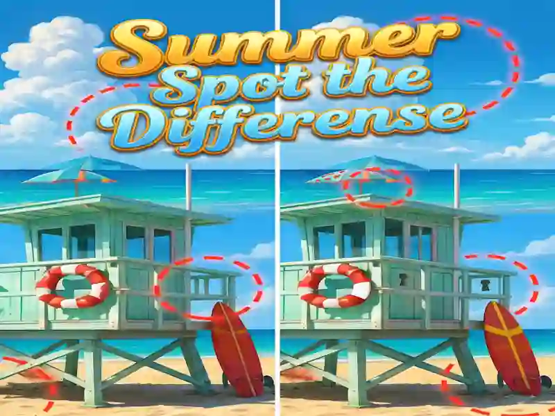 Mchezo Summer Spot the Differense online