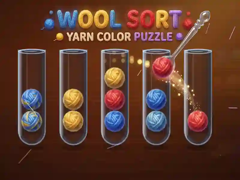 Mchezo Wool Sort Yarn Color Puzzle online