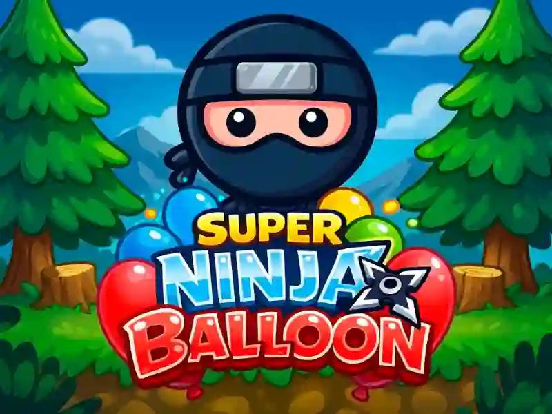 Mchezo Super Ninja Balloon online