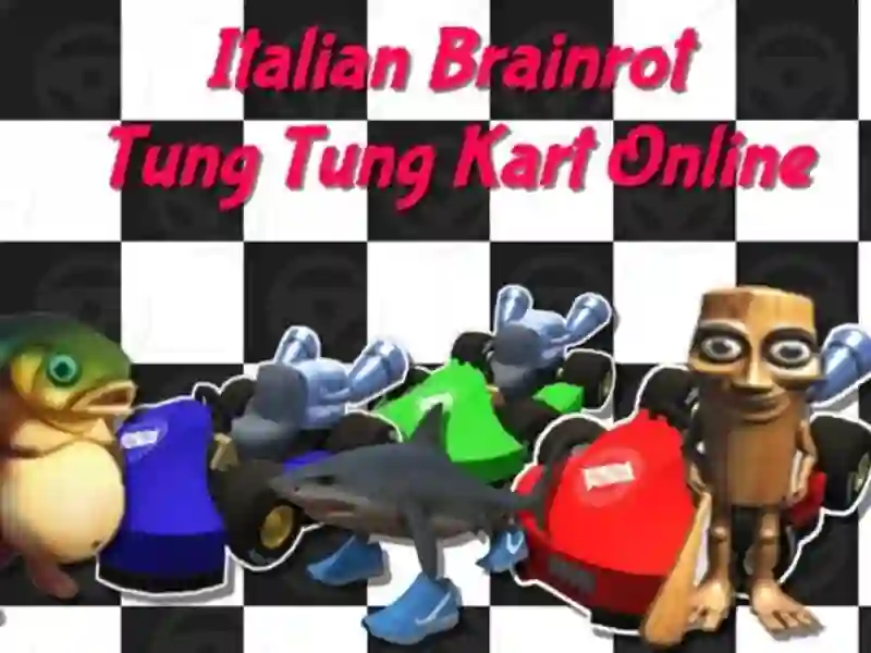 Mchezo Italia Brainrot Tung Tung Kart Online online