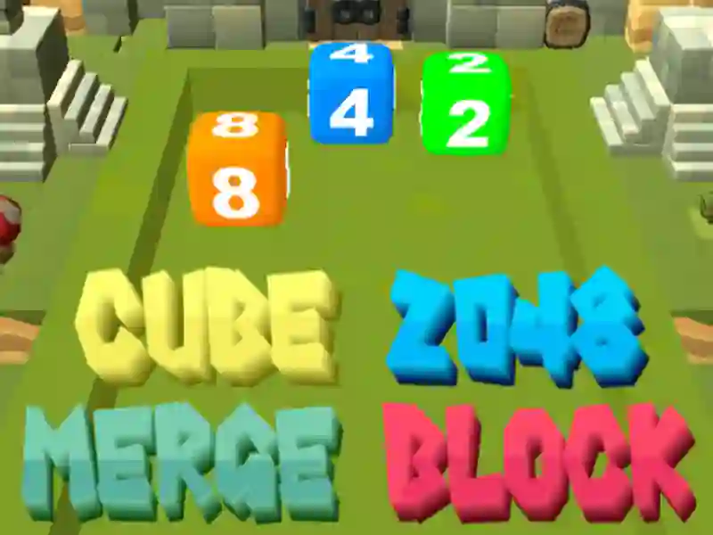 Mchezo 2048 CUBE Unganisha block online