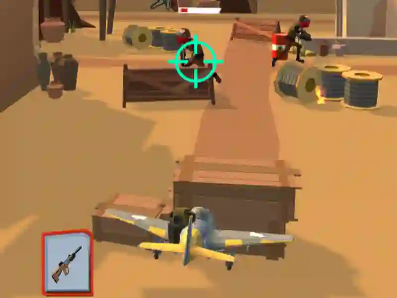 Mchezo Bombardino Crocodilo Brainrot Gunner online