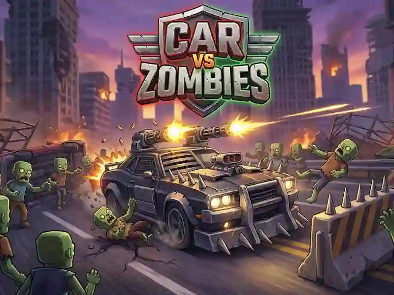 Mchezo Car VS Zombies online