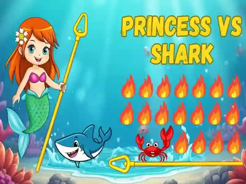 Mchezo Princess vs Shark online