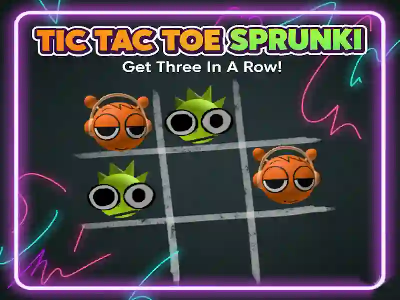 Mchezo Tic tac toe sprunki online
