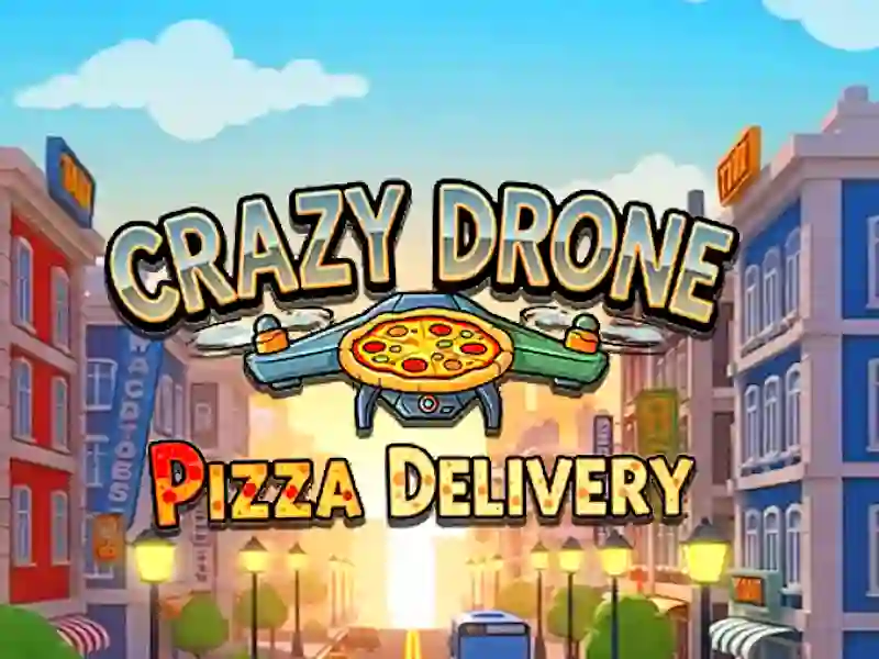 Mchezo Utoaji wa Pizza ya Crazy Drone online