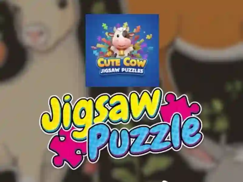 Mchezo Ng'ombe wa ng'ombe wa jigsaw online Mchezo Ng'ombe wa ng'ombe wa jigsaw online