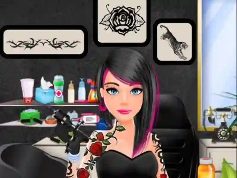 Mchezo Tattoo wino tattoo sim online