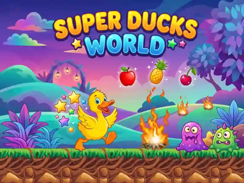 Mchezo Super Ducks World online