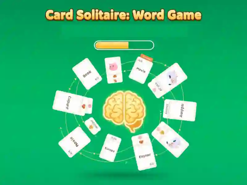 Mchezo Solitaire ya Kadi: Mchezo wa Neno online